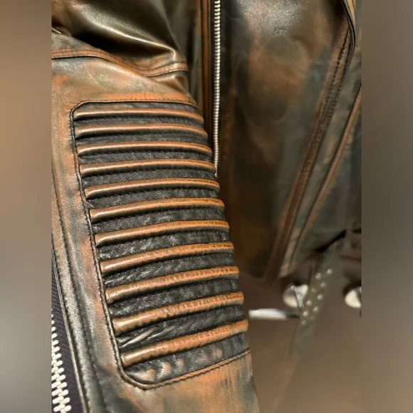 Leather Jacket - Biker Ribbles - Picture 5 of 14